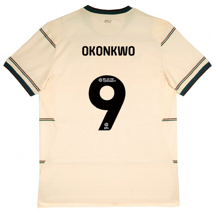 Danxen Heren Destiny Okonkwo #9 Beige Bordeaux Uitshirt Uittenue 2026/27 T-Shirt België