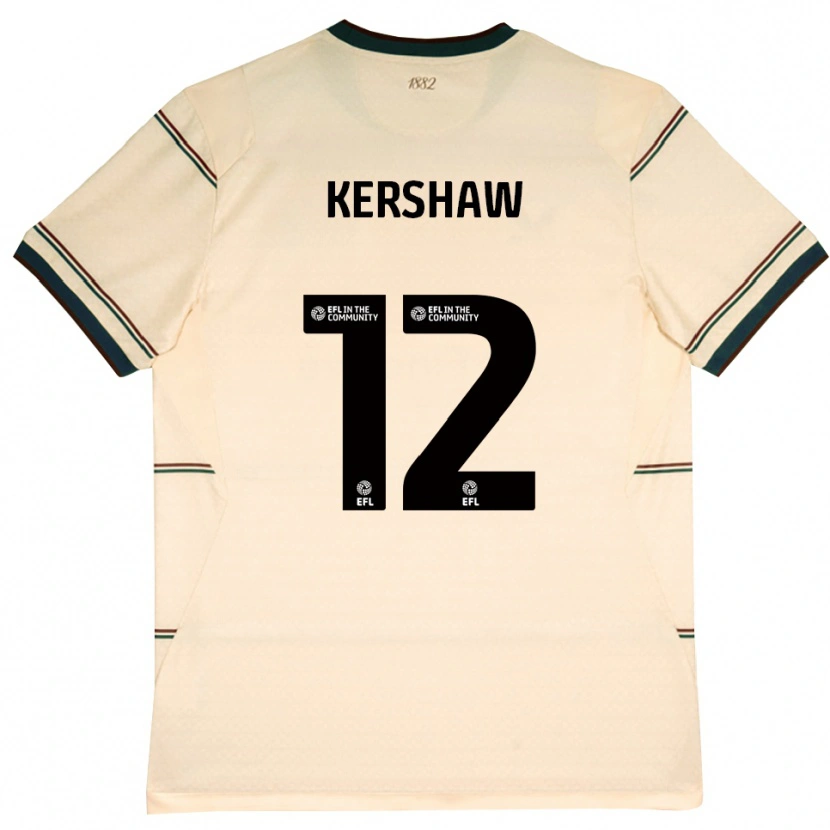 Danxen Heren Joe Kershaw #12 Beige Bordeaux Uitshirt Uittenue 2026/27 T-Shirt België