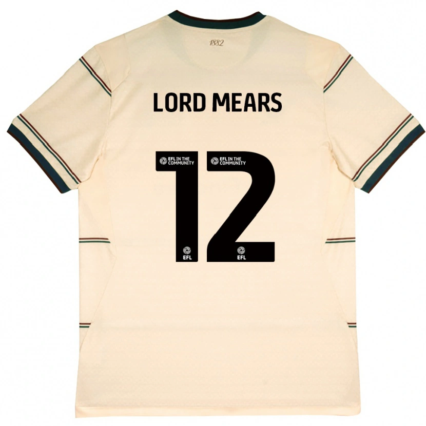 Danxen Heren Rhema Lord-Mears #12 Beige Bordeaux Uitshirt Uittenue 2026/27 T-Shirt België