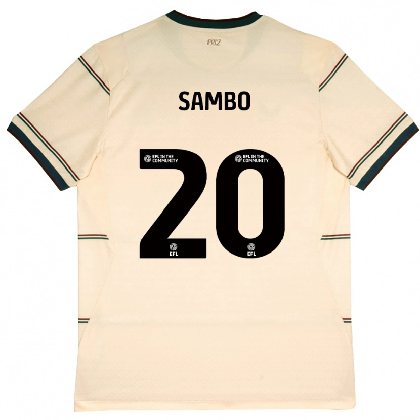 Danxen Heren Shurandy Sambo #20 Beige Bordeaux Uitshirt Uittenue 2026/27 T-Shirt België