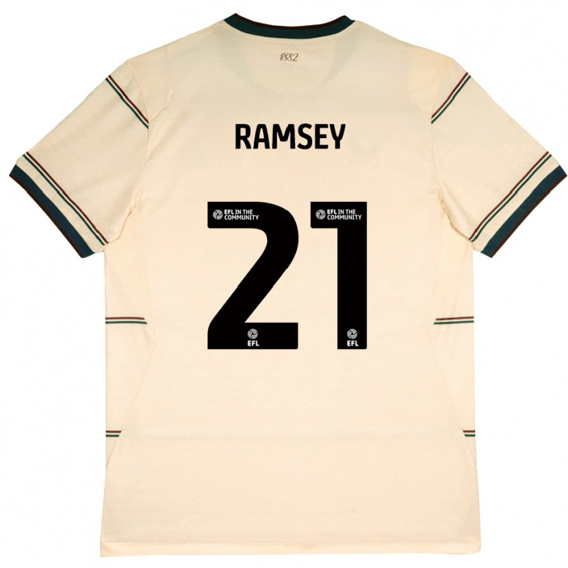 Danxen Heren Aaron Ramsey #21 Beige Bordeaux Uitshirt Uittenue 2026/27 T-Shirt België