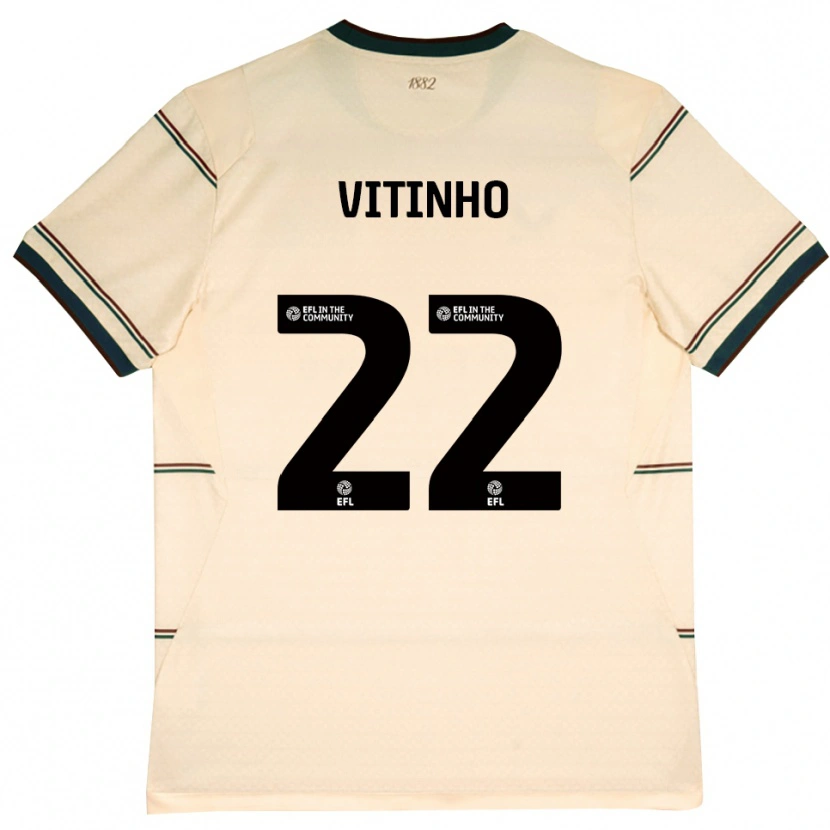 Danxen Heren Vitinho #22 Beige Bordeaux Uitshirt Uittenue 2026/27 T-Shirt België