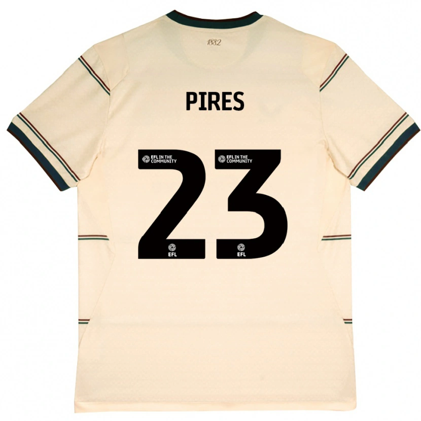 Danxen Heren Lucas Pires #23 Beige Bordeaux Uitshirt Uittenue 2026/27 T-Shirt België