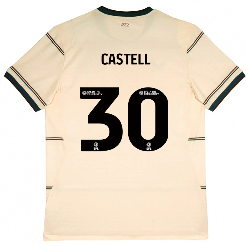 Danxen Heren Lluc Castell #30 Beige Bordeaux Uitshirt Uittenue 2026/27 T-Shirt België