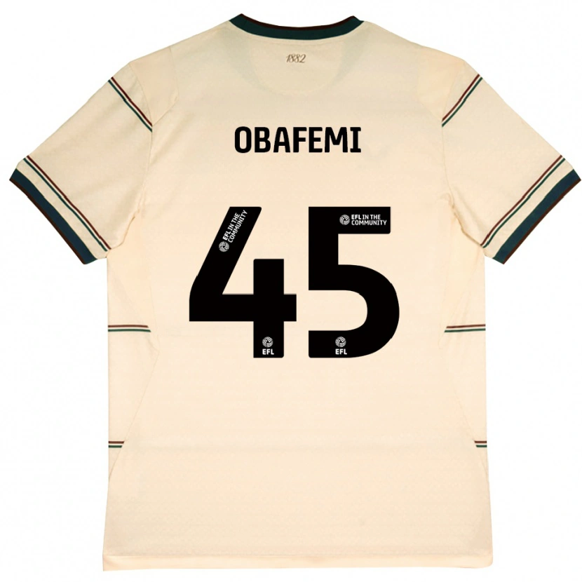 Danxen Heren Michael Obafemi #45 Beige Bordeaux Uitshirt Uittenue 2026/27 T-Shirt België
