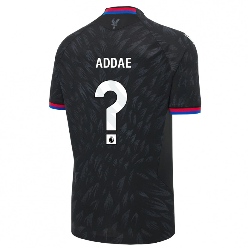 Danxen Heren Joshua Addae #0 Zwart Blauw Rood Uitshirt Uittenue 2026/27 T-Shirt België