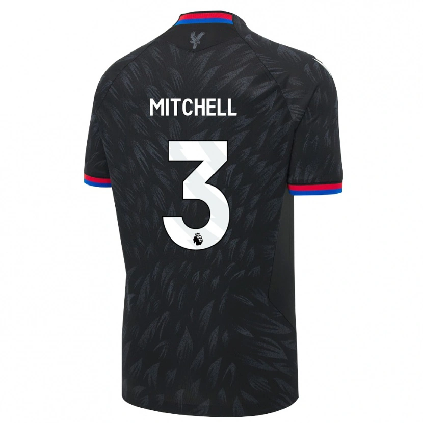 Danxen Heren Tyrick Mitchell #3 Zwart Blauw Rood Uitshirt Uittenue 2026/27 T-Shirt België