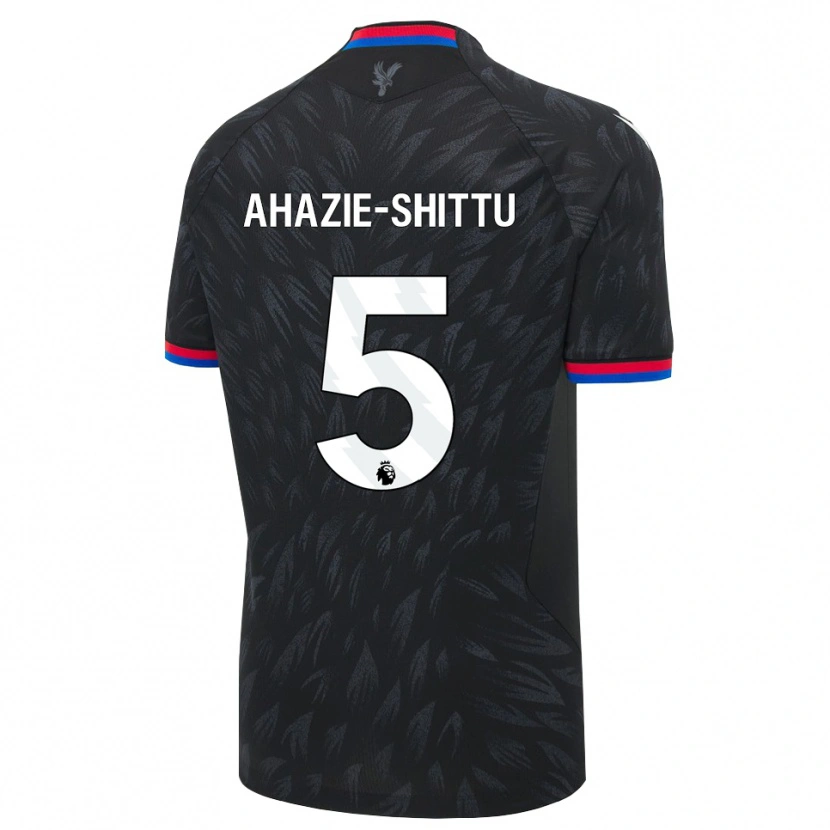 Danxen Heren Remi Ahazie-Shittu #5 Zwart Blauw Rood Uitshirt Uittenue 2026/27 T-Shirt België