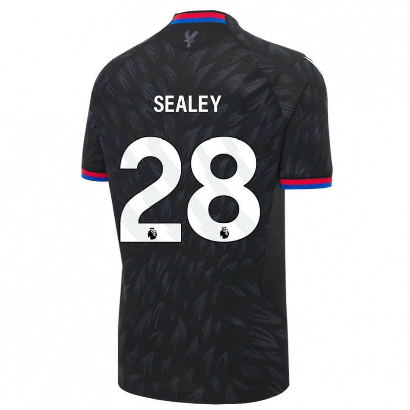 Danxen Heren Amaari Sealey #28 Zwart Blauw Rood Uitshirt Uittenue 2026/27 T-Shirt België