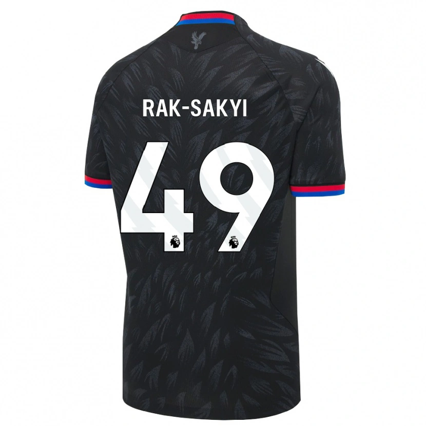 Danxen Heren Jesurun Rak-Sakyi #49 Zwart Blauw Rood Uitshirt Uittenue 2026/27 T-Shirt België