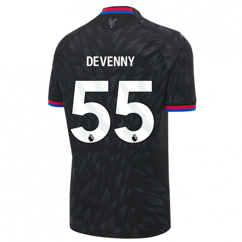 Danxen Heren Justin Devenny #55 Zwart Blauw Rood Uitshirt Uittenue 2026/27 T-Shirt België