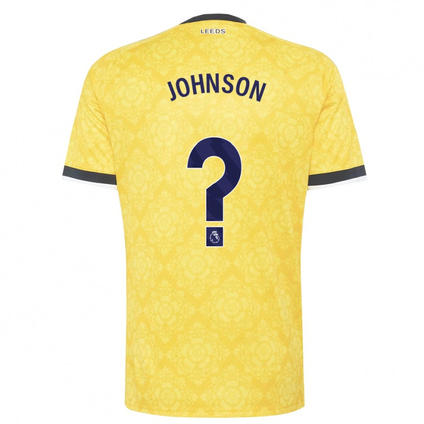 Danxen Heren Oluwatobi Johnson #0 Geel Wit Zwart Uitshirt Uittenue 2026/27 T-Shirt België