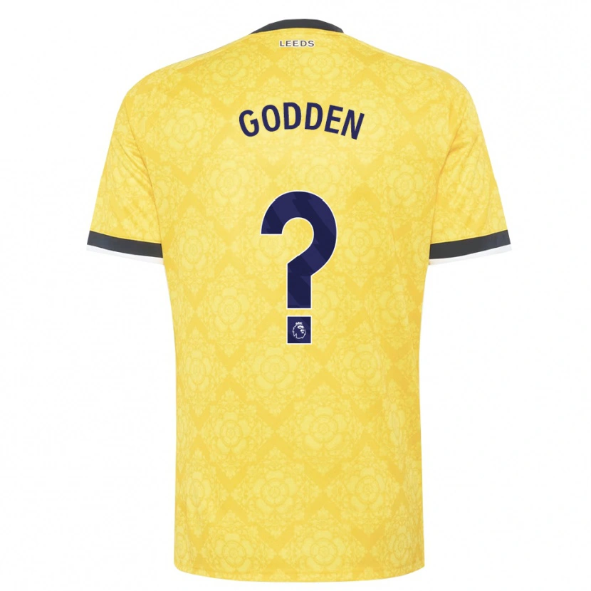 Danxen Heren Scott Godden #0 Geel Wit Zwart Uitshirt Uittenue 2026/27 T-Shirt België