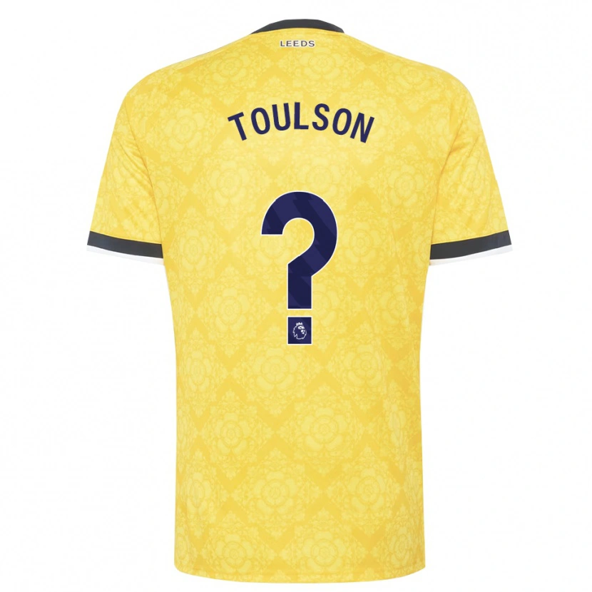 Danxen Heren Daniel Toulson #0 Geel Wit Zwart Uitshirt Uittenue 2026/27 T-Shirt België