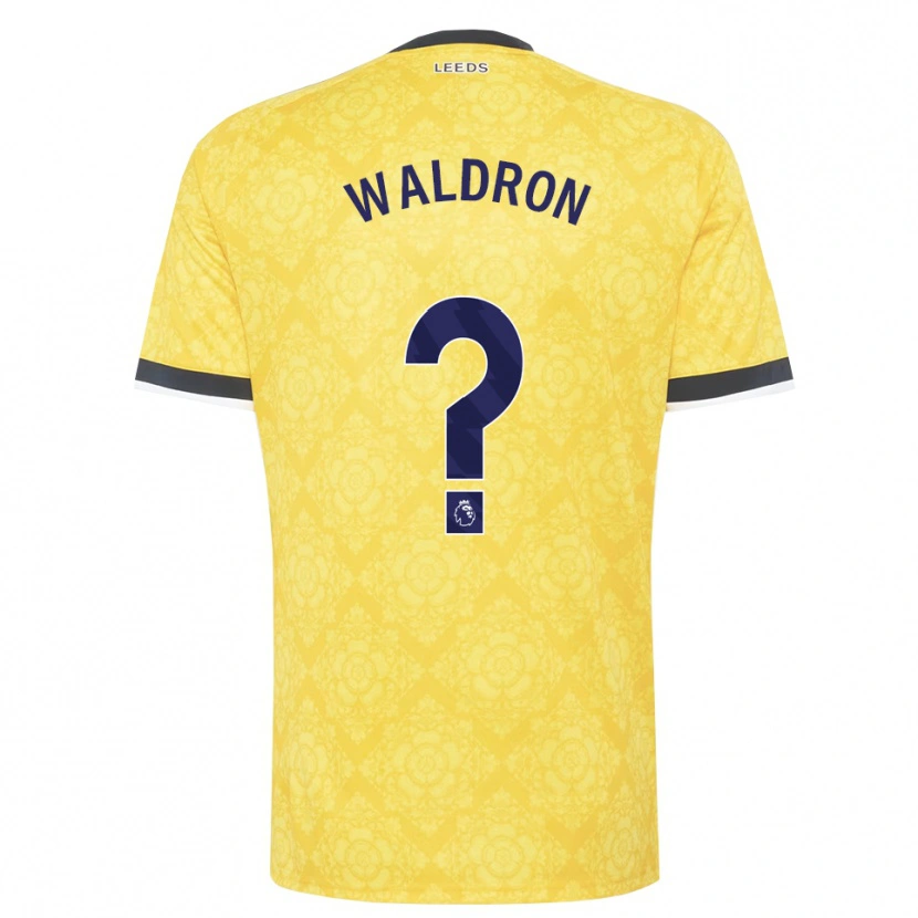 Danxen Heren Ruby Waldron #0 Geel Wit Zwart Uitshirt Uittenue 2026/27 T-Shirt België