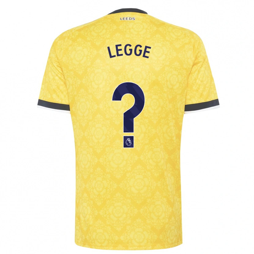 Danxen Heren Shauna Legge #0 Geel Wit Zwart Uitshirt Uittenue 2026/27 T-Shirt België