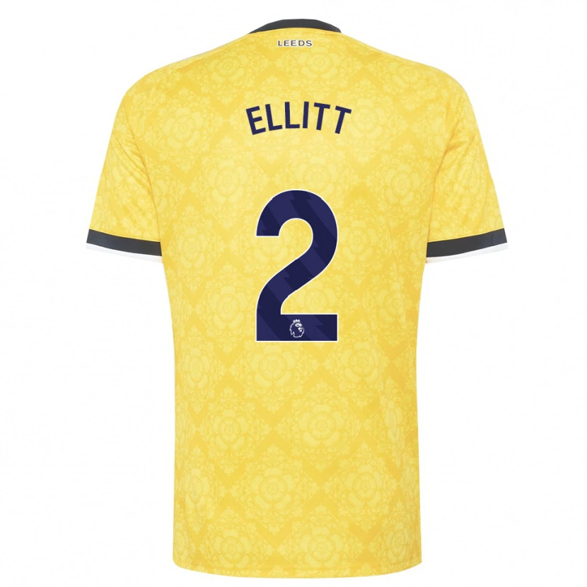 Danxen Heren Izzy Ellitt #2 Geel Wit Zwart Uitshirt Uittenue 2026/27 T-Shirt België