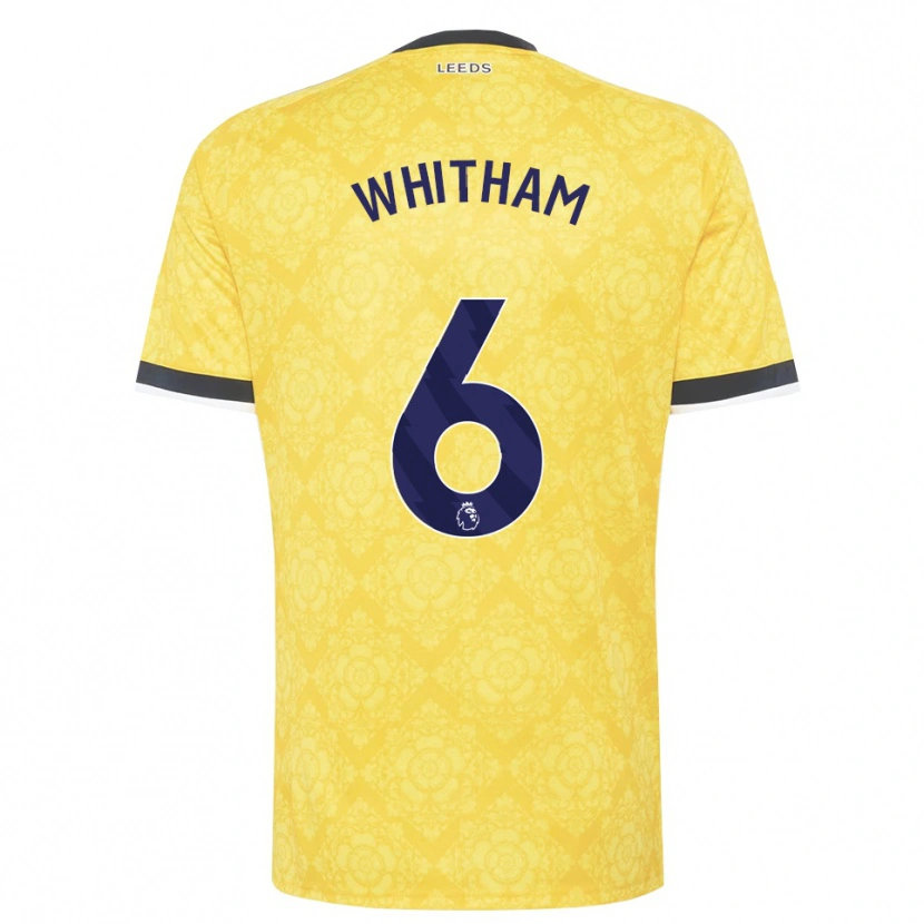 Danxen Heren Danielle Whitham #6 Geel Wit Zwart Uitshirt Uittenue 2026/27 T-Shirt België