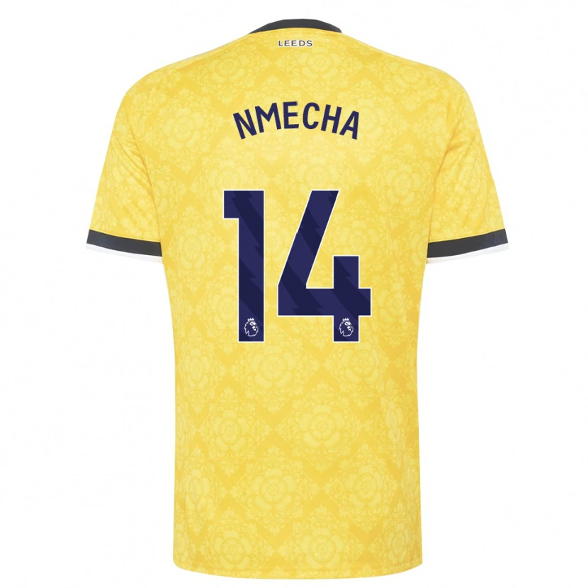 Danxen Heren Lukas Nmecha #14 Geel Wit Zwart Uitshirt Uittenue 2026/27 T-Shirt België