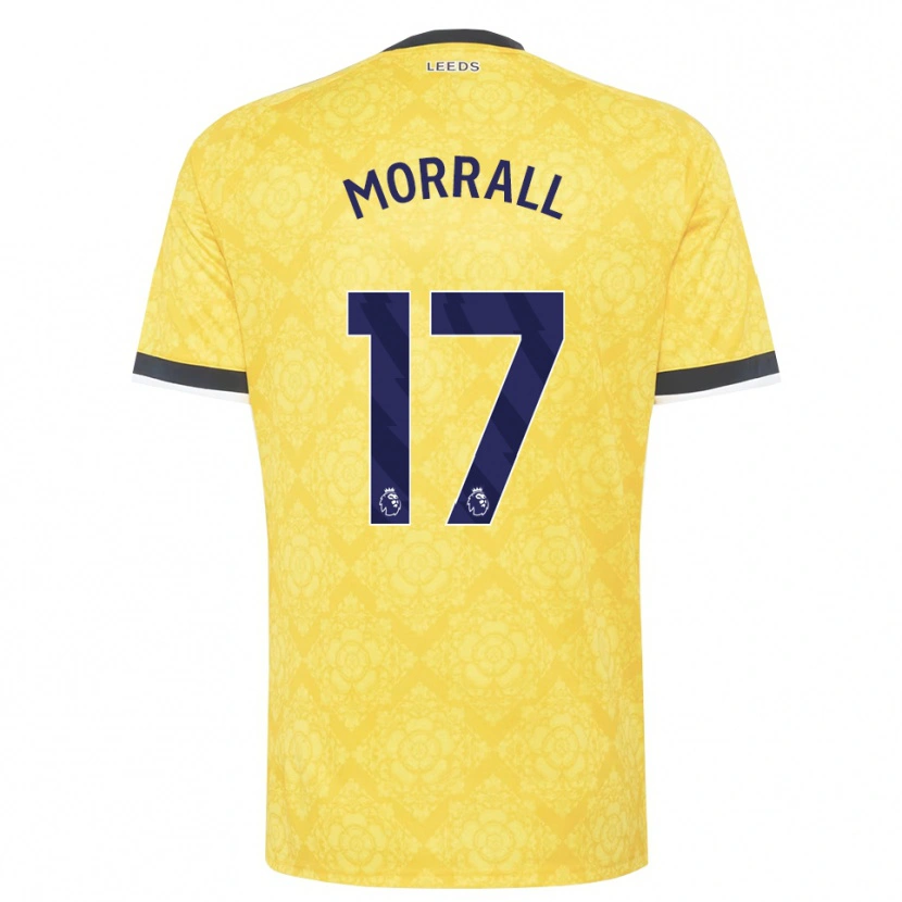 Danxen Heren Kai Morrall #17 Geel Wit Zwart Uitshirt Uittenue 2026/27 T-Shirt België