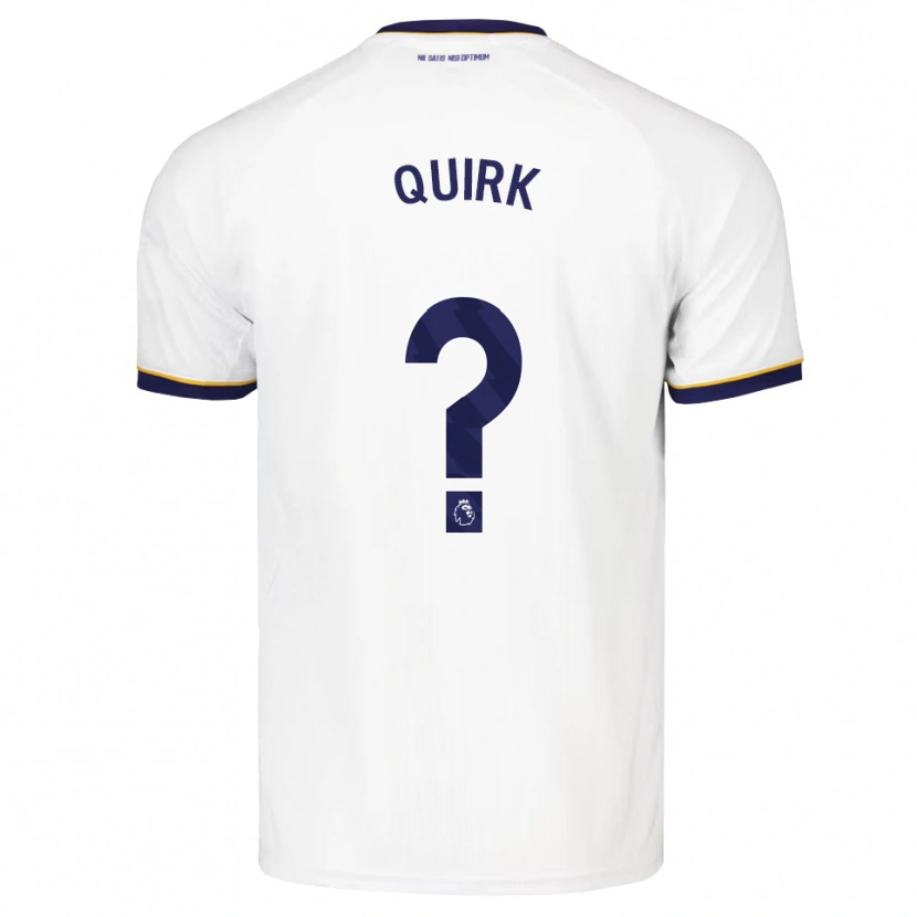 Danxen Heren Sebastian Quirk #0 Middernachtblauw Wit Geel Uitshirt Uittenue 2026/27 T-Shirt België