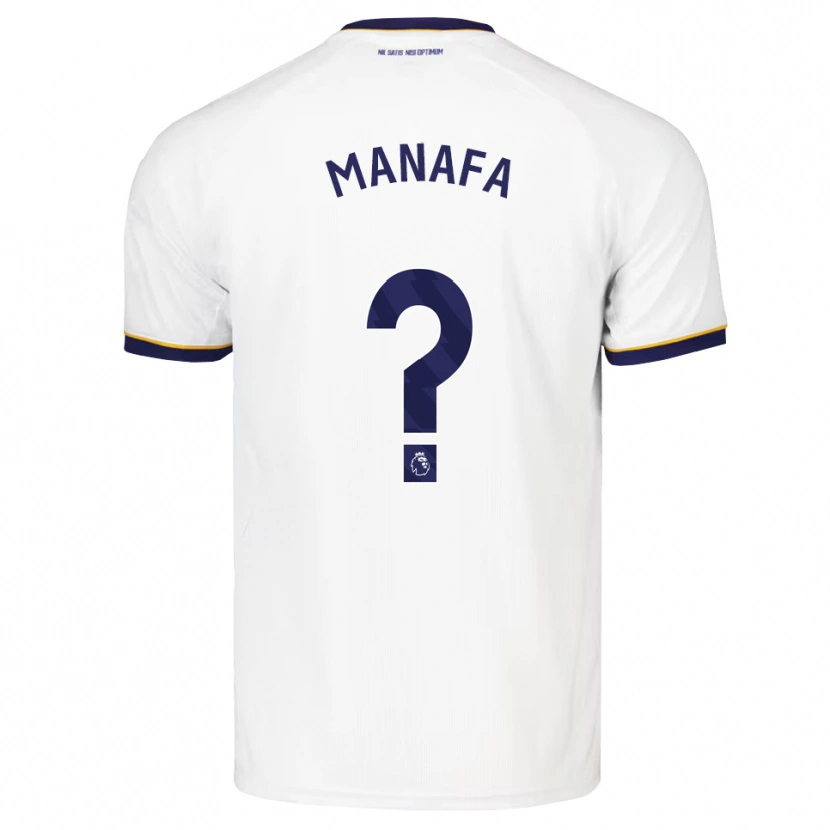 Danxen Heren Saja Manafa #0 Middernachtblauw Wit Geel Uitshirt Uittenue 2026/27 T-Shirt België