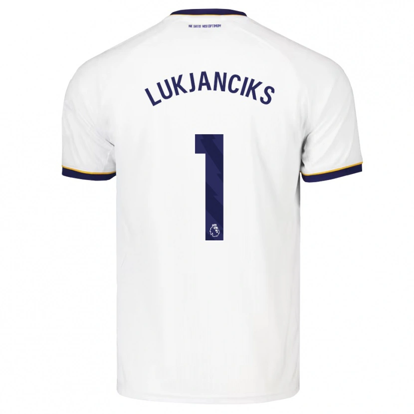 Danxen Heren Douglass Lukjanciks #1 Middernachtblauw Wit Geel Uitshirt Uittenue 2026/27 T-Shirt België
