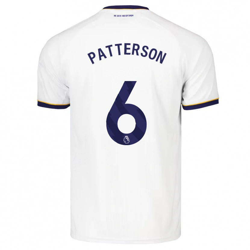 Danxen Heren Jack Patterson #6 Middernachtblauw Wit Geel Uitshirt Uittenue 2026/27 T-Shirt België
