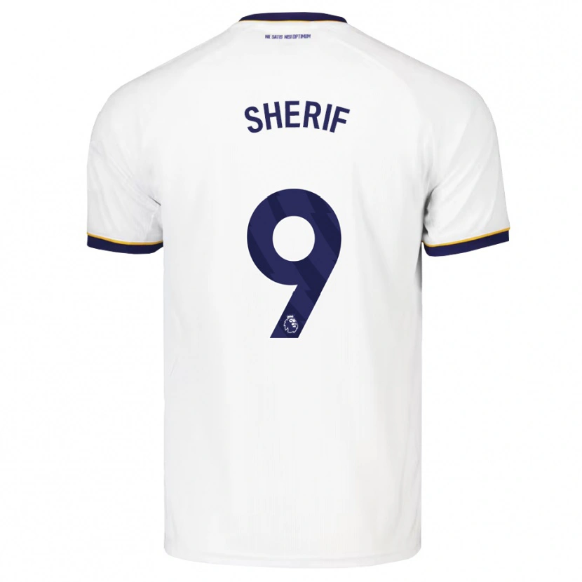 Danxen Heren Martin Sherif #9 Middernachtblauw Wit Geel Uitshirt Uittenue 2026/27 T-Shirt België