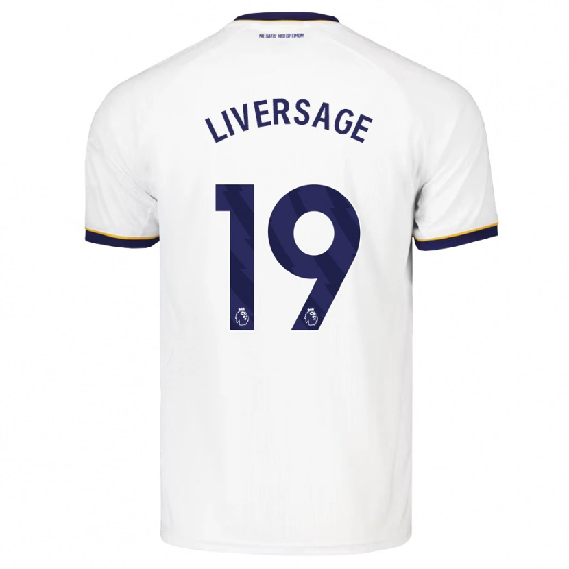 Danxen Heren Leon Liversage #19 Middernachtblauw Wit Geel Uitshirt Uittenue 2026/27 T-Shirt België