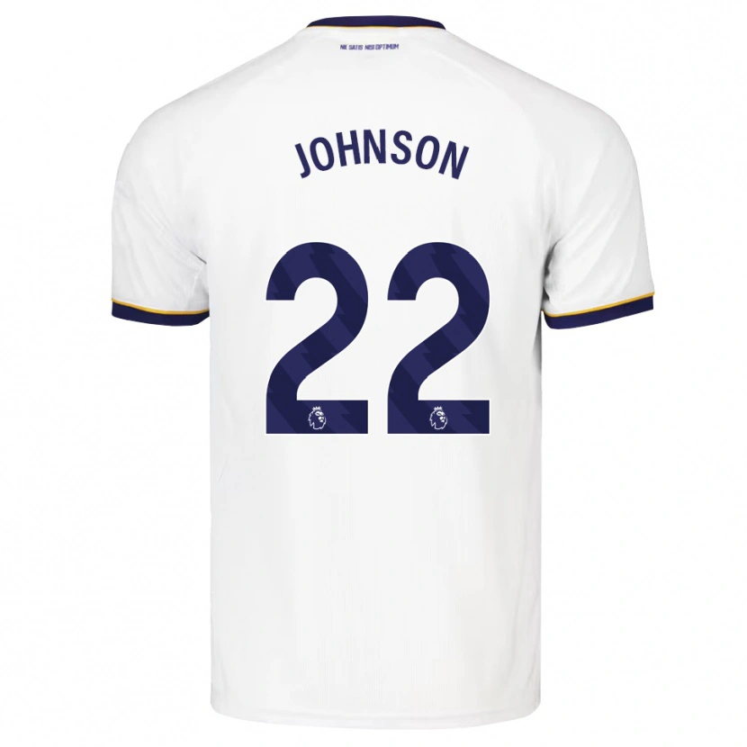 Danxen Heren Brennan Johnson #22 Middernachtblauw Wit Geel Uitshirt Uittenue 2026/27 T-Shirt België