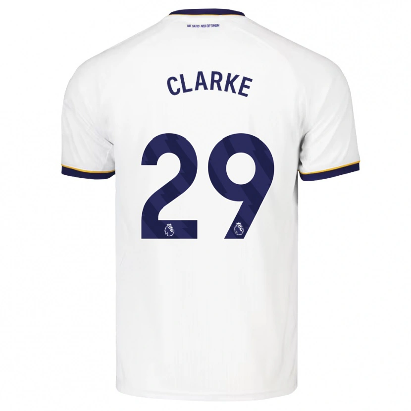Danxen Heren Abbey Clarke #29 Middernachtblauw Wit Geel Uitshirt Uittenue 2026/27 T-Shirt België