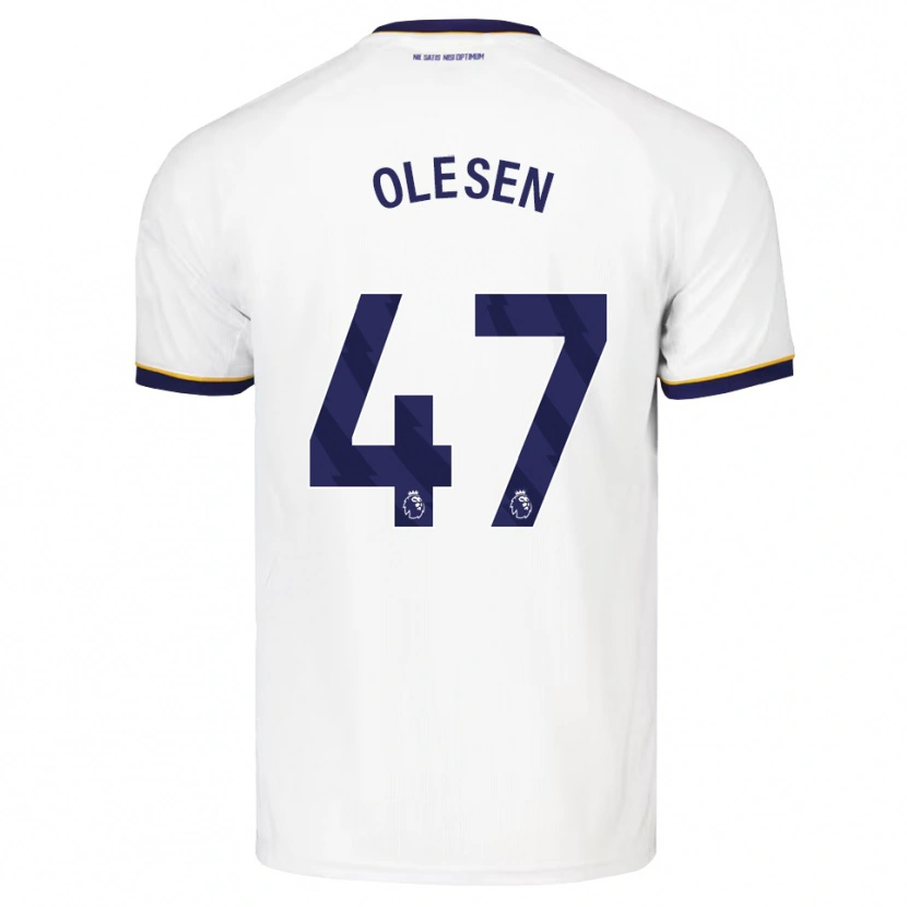 Danxen Heren Karoline Olesen #47 Middernachtblauw Wit Geel Uitshirt Uittenue 2026/27 T-Shirt België
