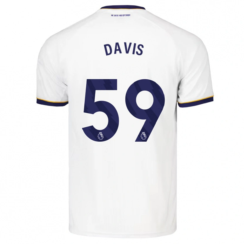 Danxen Heren Luca Davis #59 Middernachtblauw Wit Geel Uitshirt Uittenue 2026/27 T-Shirt België