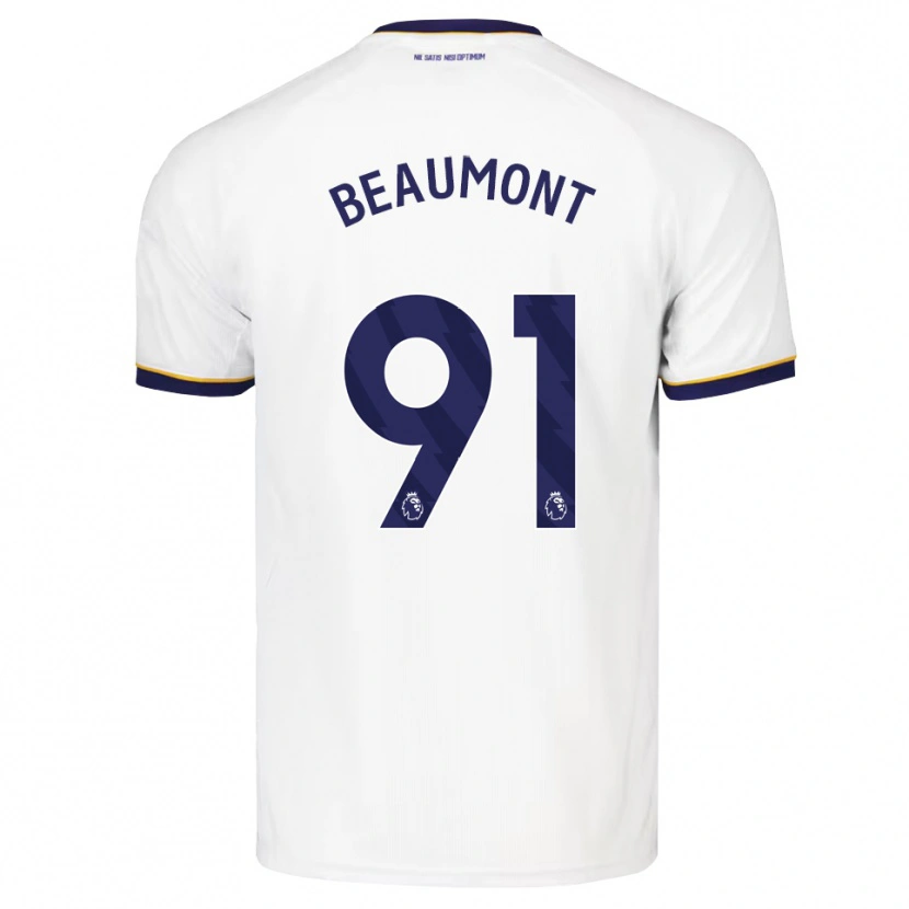 Danxen Heren Jacob Beaumont Clark #91 Middernachtblauw Wit Geel Uitshirt Uittenue 2026/27 T-Shirt België