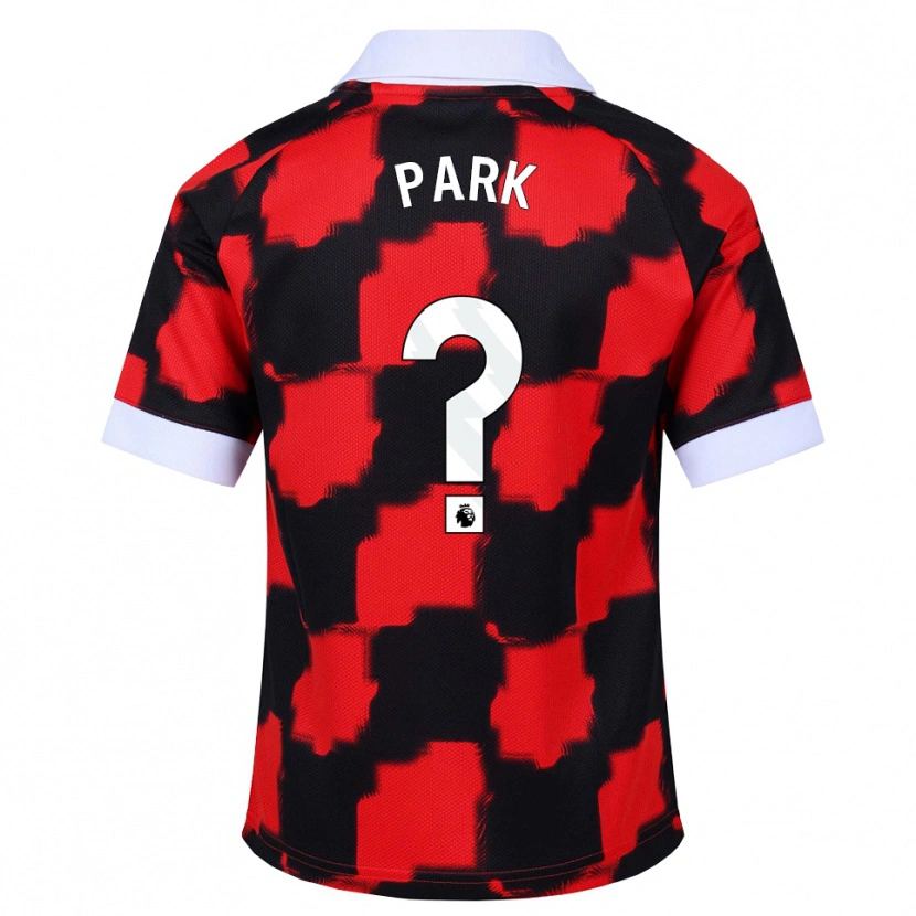 Danxen Heren Damon Park #0 Rood Wit Zwart Uitshirt Uittenue 2026/27 T-Shirt België