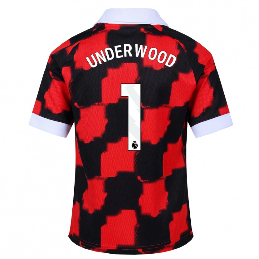 Danxen Heren Marco Underwood #1 Rood Wit Zwart Uitshirt Uittenue 2026/27 T-Shirt België