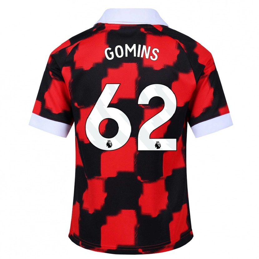 Danxen Heren Markuss Gomins #62 Rood Wit Zwart Uitshirt Uittenue 2026/27 T-Shirt België