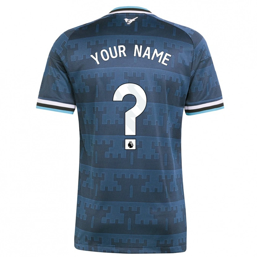 Danxen Heren Uw Naam #0 Geel Zwart Blauw Uitshirt Uittenue 2026/27 T-Shirt België