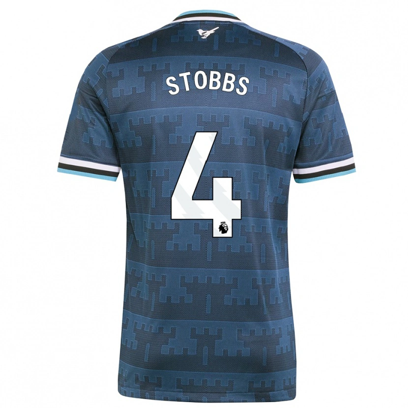 Danxen Heren Amber-Keegan Stobbs #4 Geel Zwart Blauw Uitshirt Uittenue 2026/27 T-Shirt België