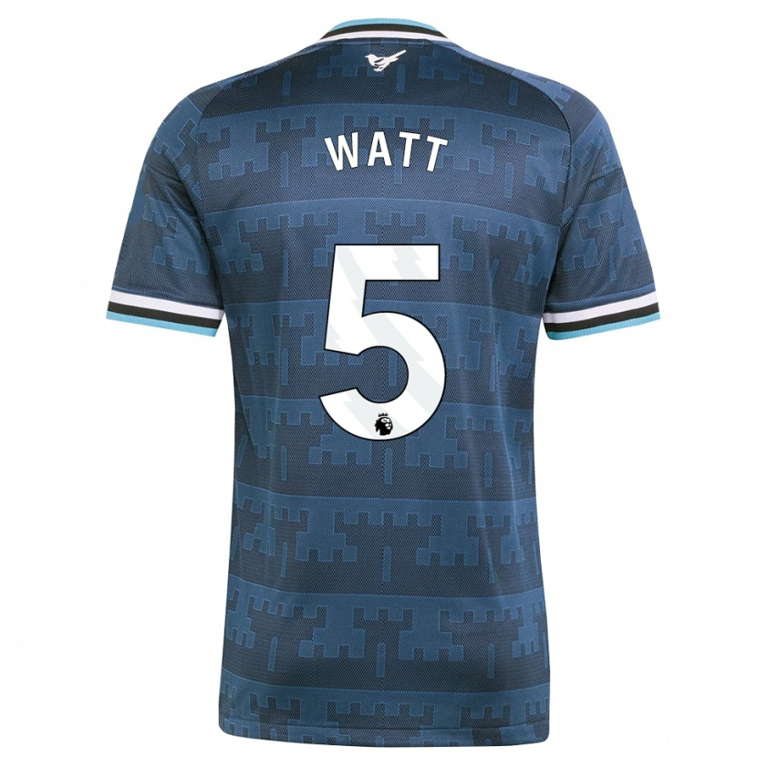 Danxen Heren Olivia Watt #5 Geel Zwart Blauw Uitshirt Uittenue 2026/27 T-Shirt België