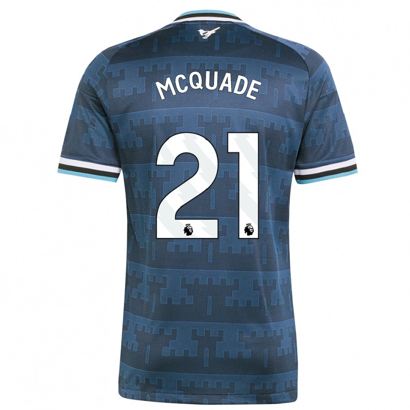 Danxen Heren Jasmine Mcquade #21 Geel Zwart Blauw Uitshirt Uittenue 2026/27 T-Shirt België