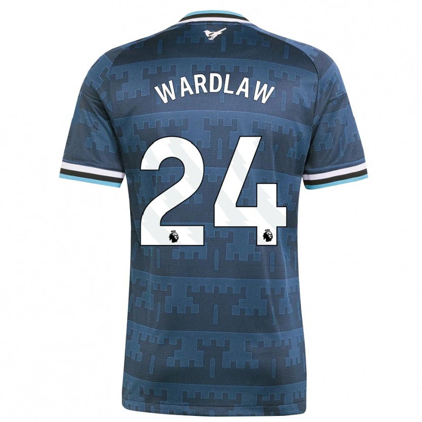 Danxen Heren Charlotte Wardlaw #24 Geel Zwart Blauw Uitshirt Uittenue 2026/27 T-Shirt België