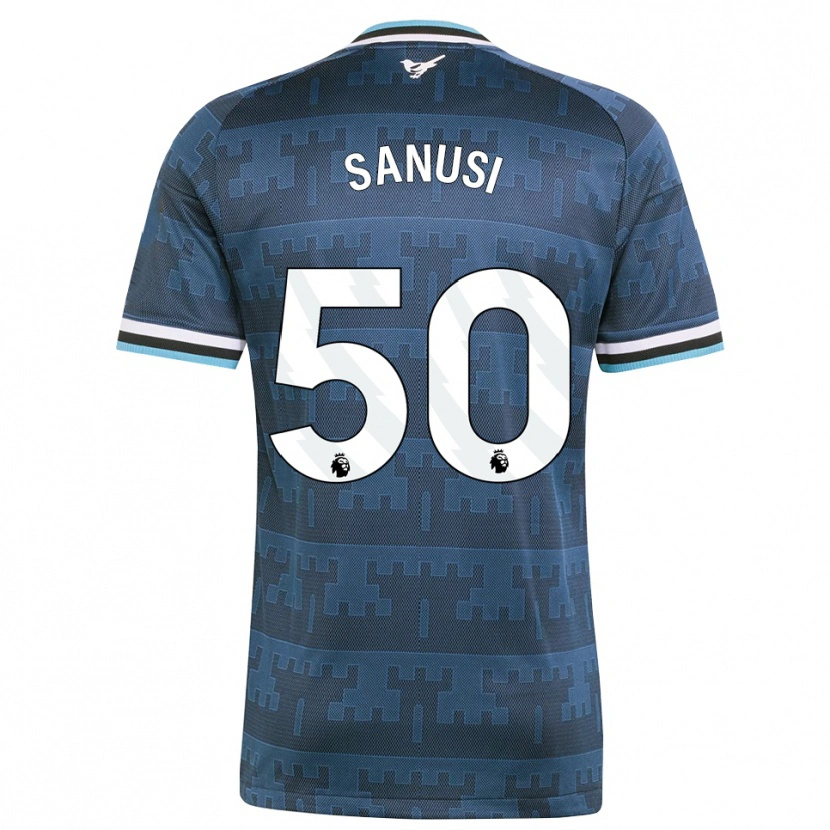 Danxen Heren Trevan Sanusi #50 Geel Zwart Blauw Uitshirt Uittenue 2026/27 T-Shirt België