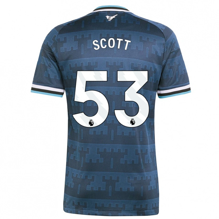 Danxen Heren Joshua Scott #53 Geel Zwart Blauw Uitshirt Uittenue 2026/27 T-Shirt België