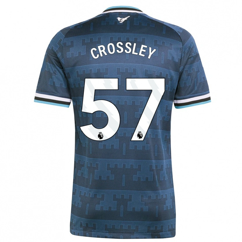 Danxen Heren Kyle Crossley #57 Geel Zwart Blauw Uitshirt Uittenue 2026/27 T-Shirt België