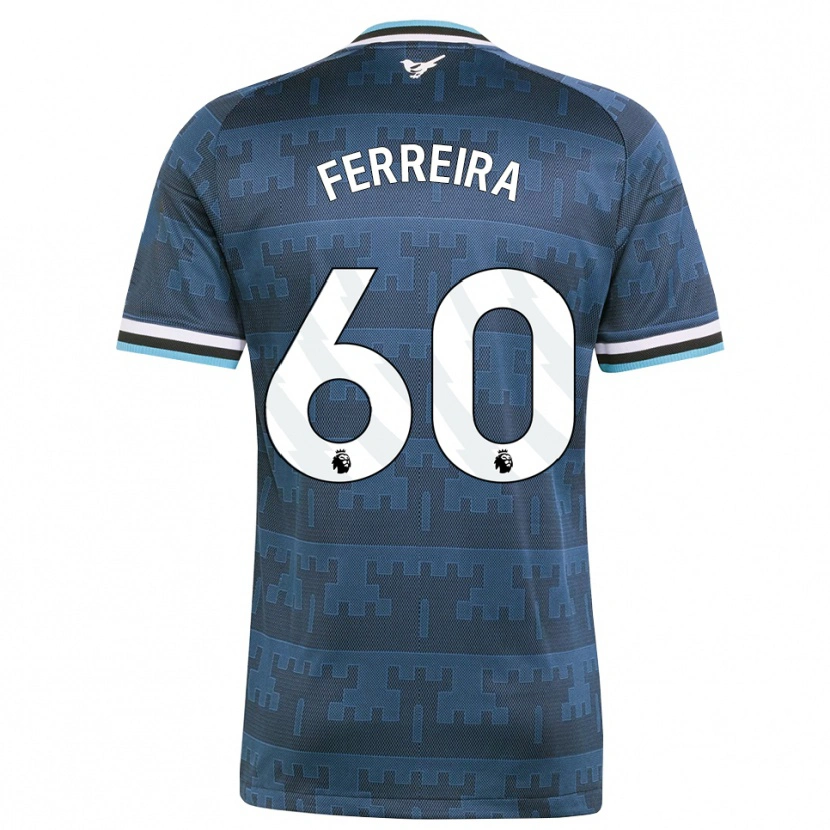 Danxen Heren Matheos Ferreira #60 Geel Zwart Blauw Uitshirt Uittenue 2026/27 T-Shirt België