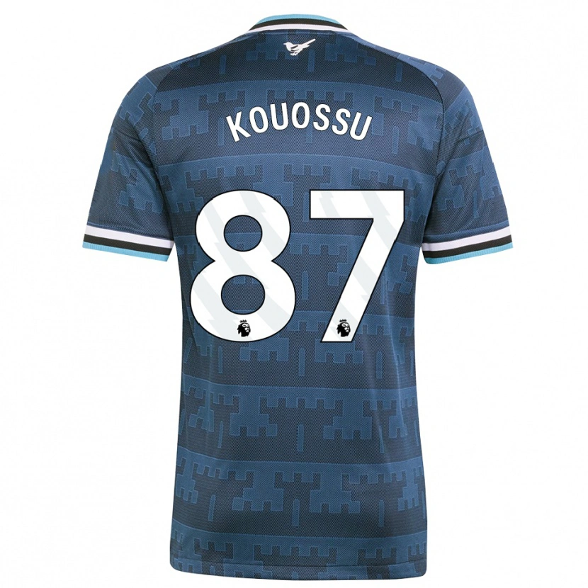 Danxen Heren Jayden Kouossu #87 Geel Zwart Blauw Uitshirt Uittenue 2026/27 T-Shirt België