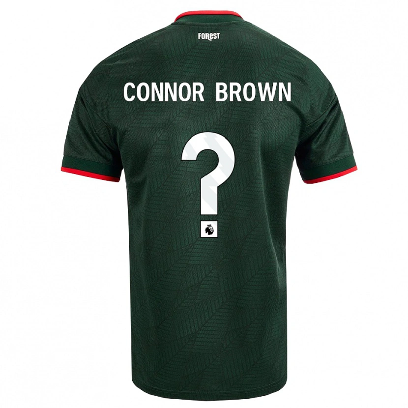 Danxen Heren Connor Brown #0 Donkergroen Rood Uitshirt Uittenue 2026/27 T-Shirt België