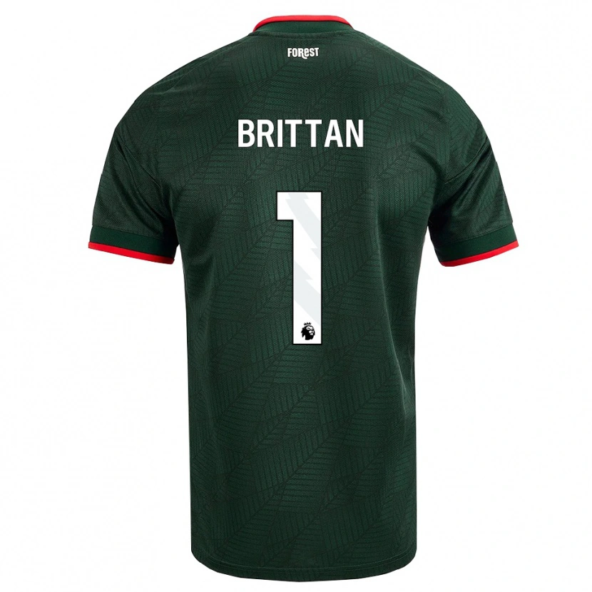 Danxen Heren Harry Brittan #1 Donkergroen Rood Uitshirt Uittenue 2026/27 T-Shirt België